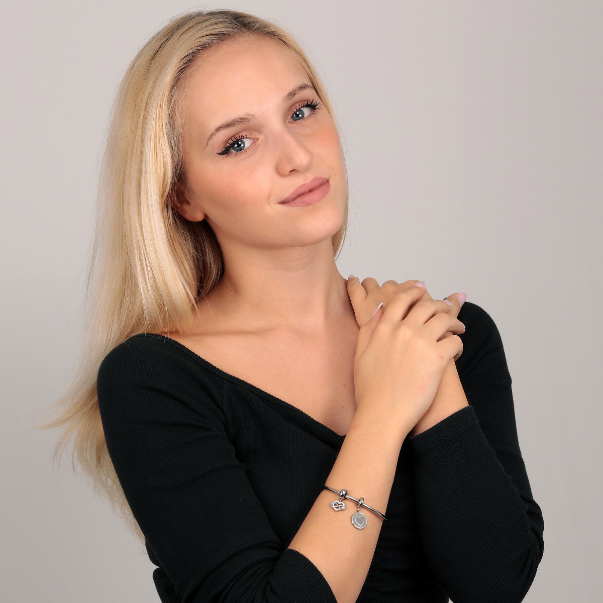Morellato Drops Bracelet For Women Crystal ,Silver 