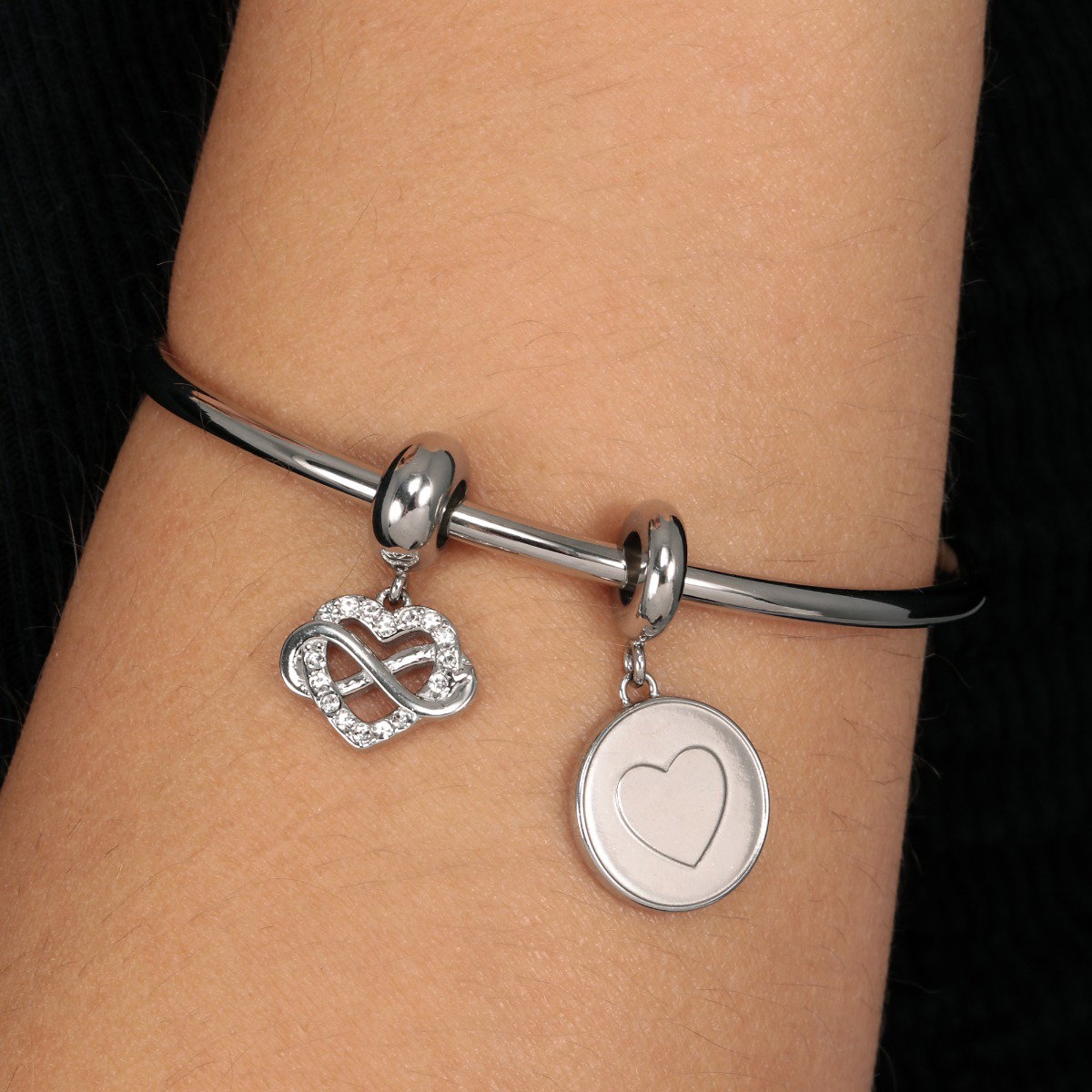 Morellato Drops Bracelet For Women Crystal ,Silver 