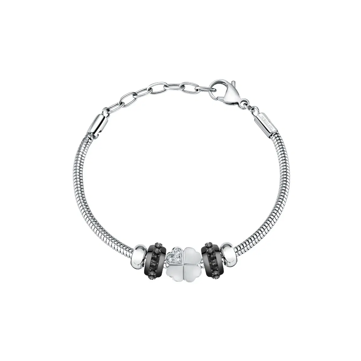 Morellato Drops Bracelet For Women Silver , Black