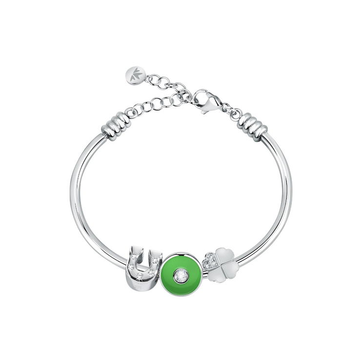 Morellato Drops Bracelet For Women Silver , Green