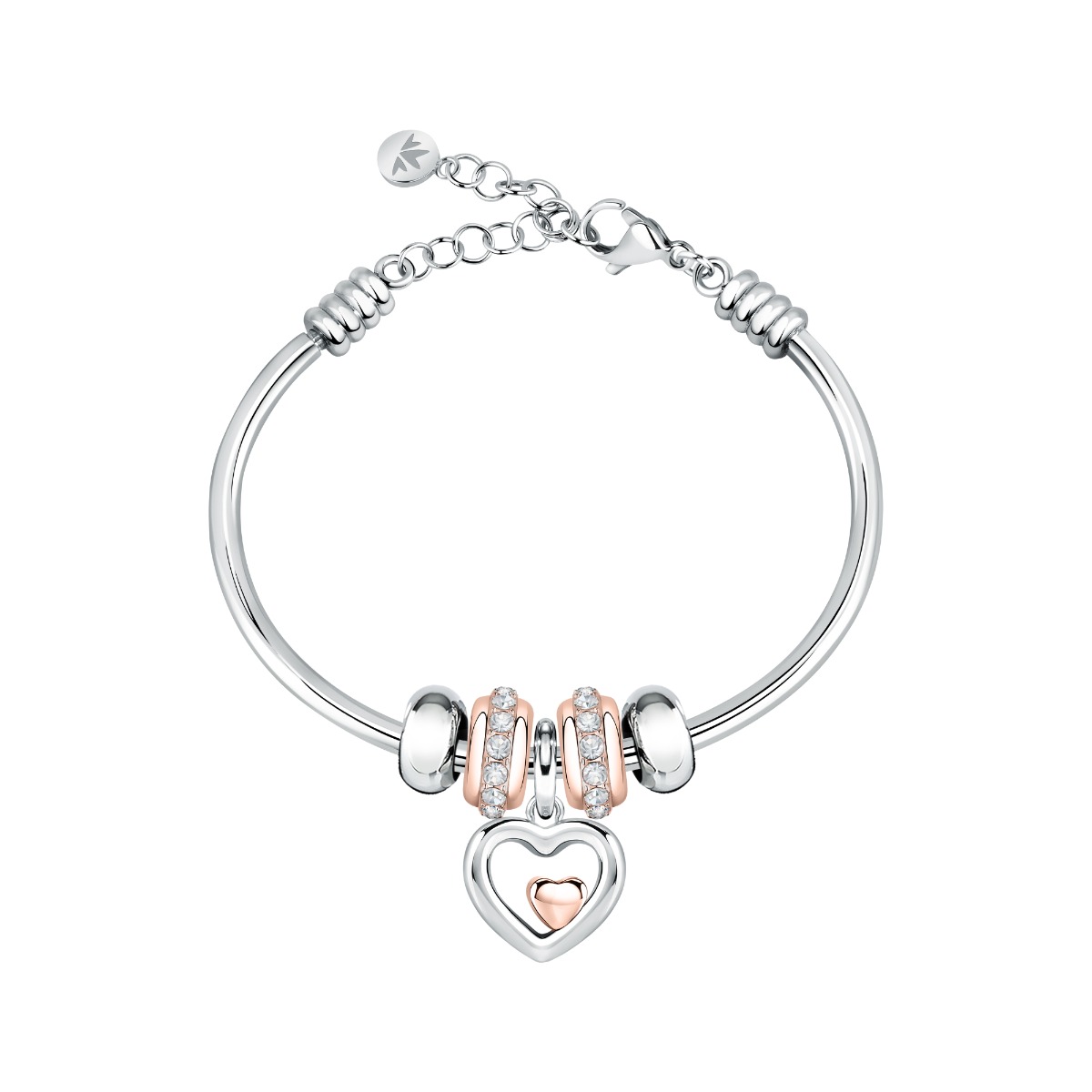 Morellato Drops Heart Bracelet For Women Silver