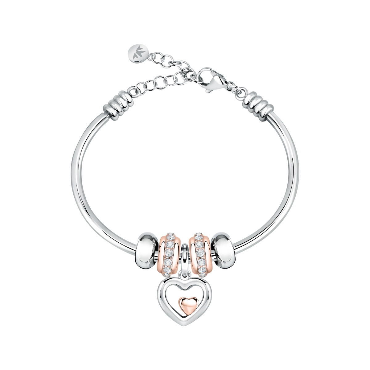 Morellato Drops Heart Bracelet For Women Silver