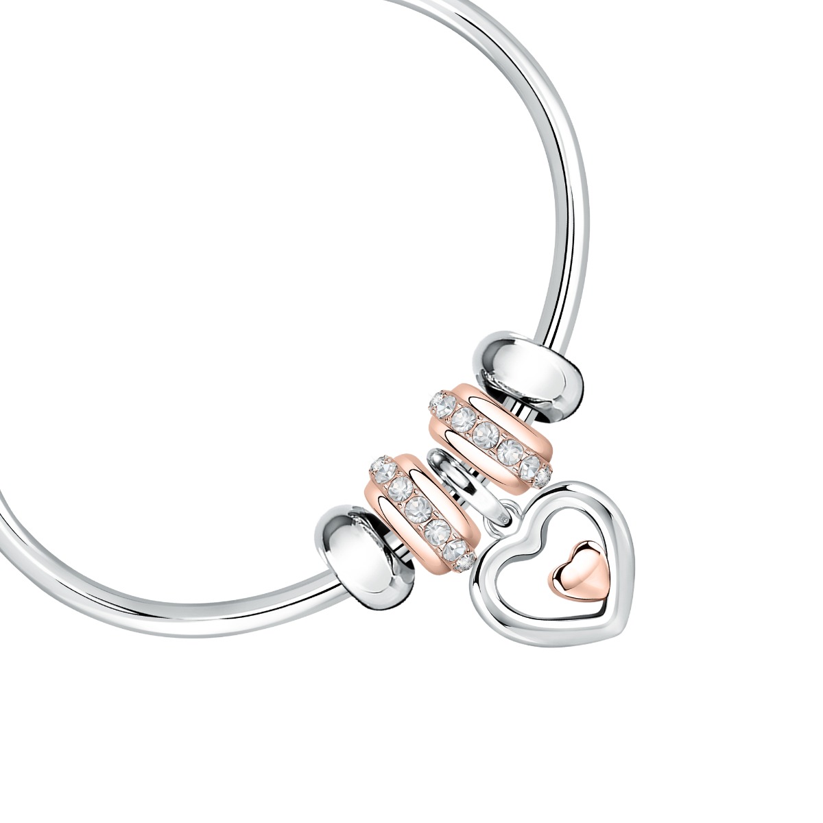 Morellato Drops Heart Bracelet For Women Silver