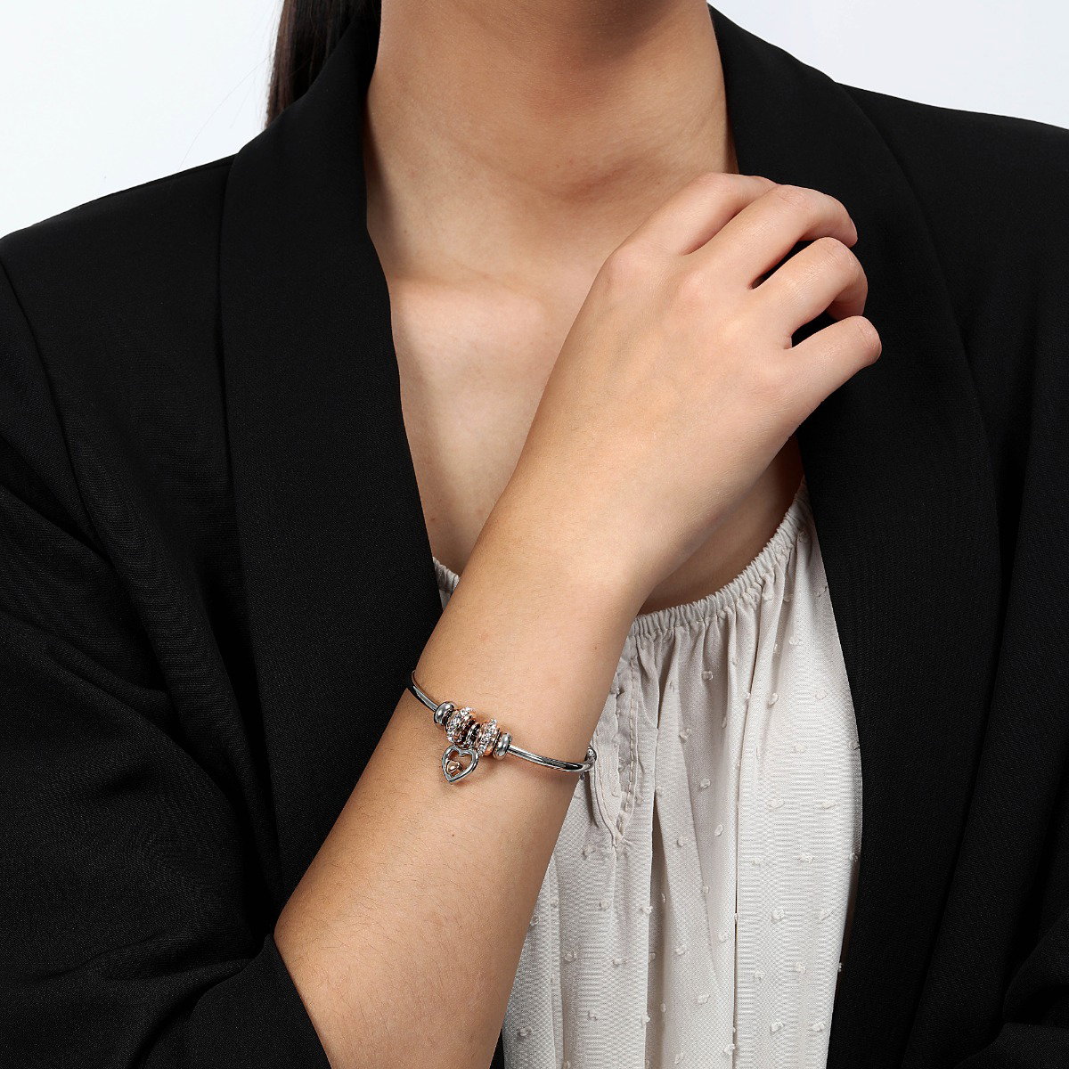 Morellato Drops Heart Bracelet For Women Silver