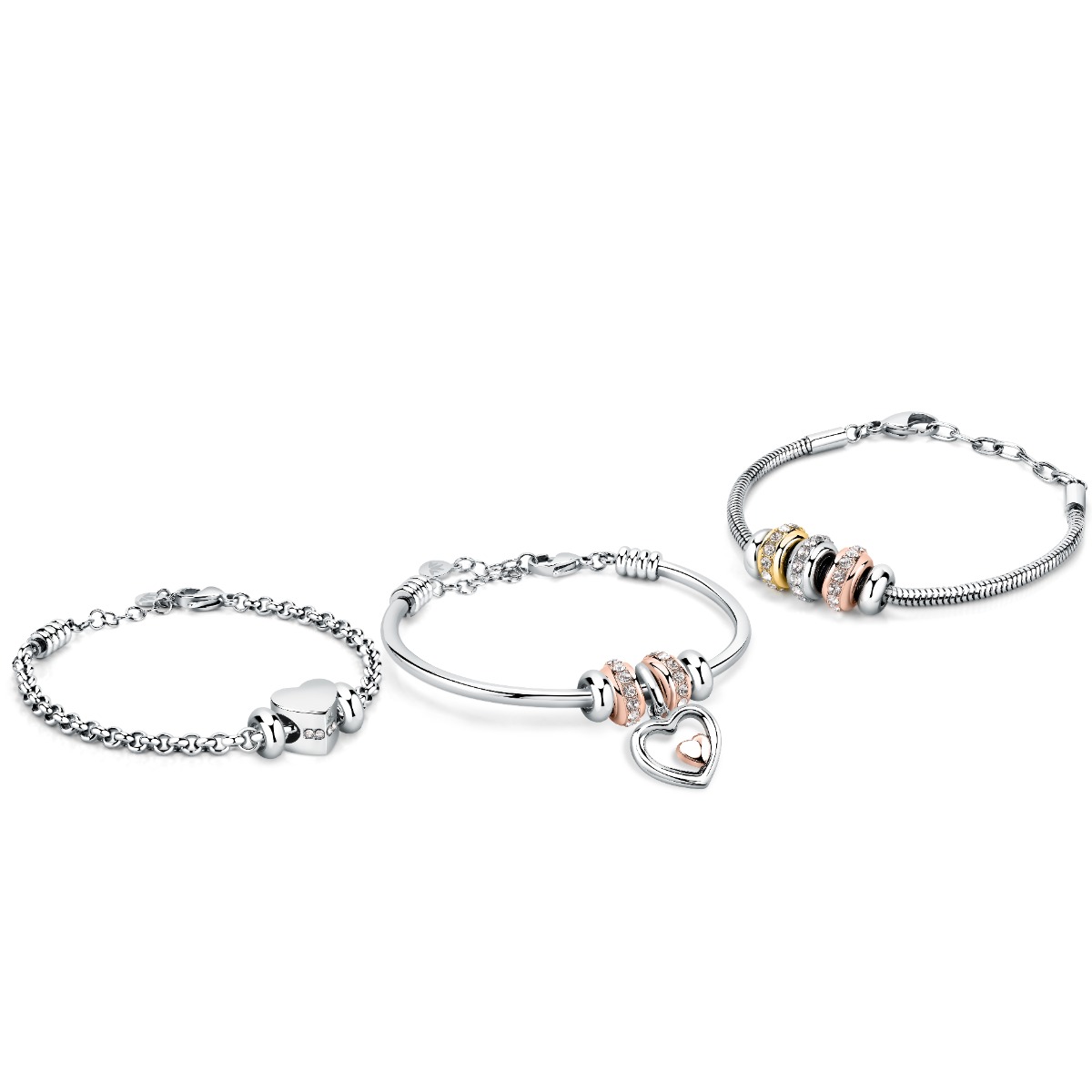 Morellato Drops Heart Bracelet For Women Silver