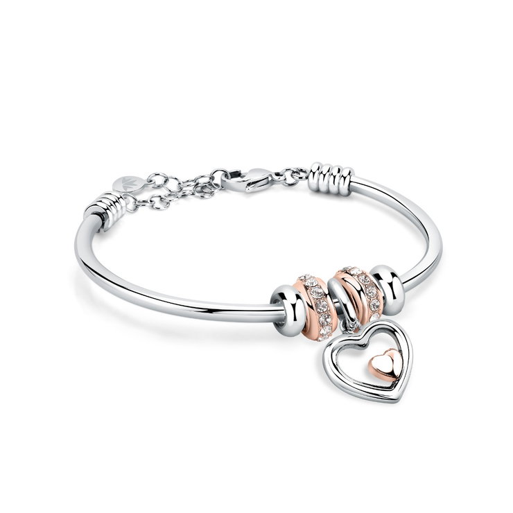 Morellato Drops Heart Bracelet For Women Silver