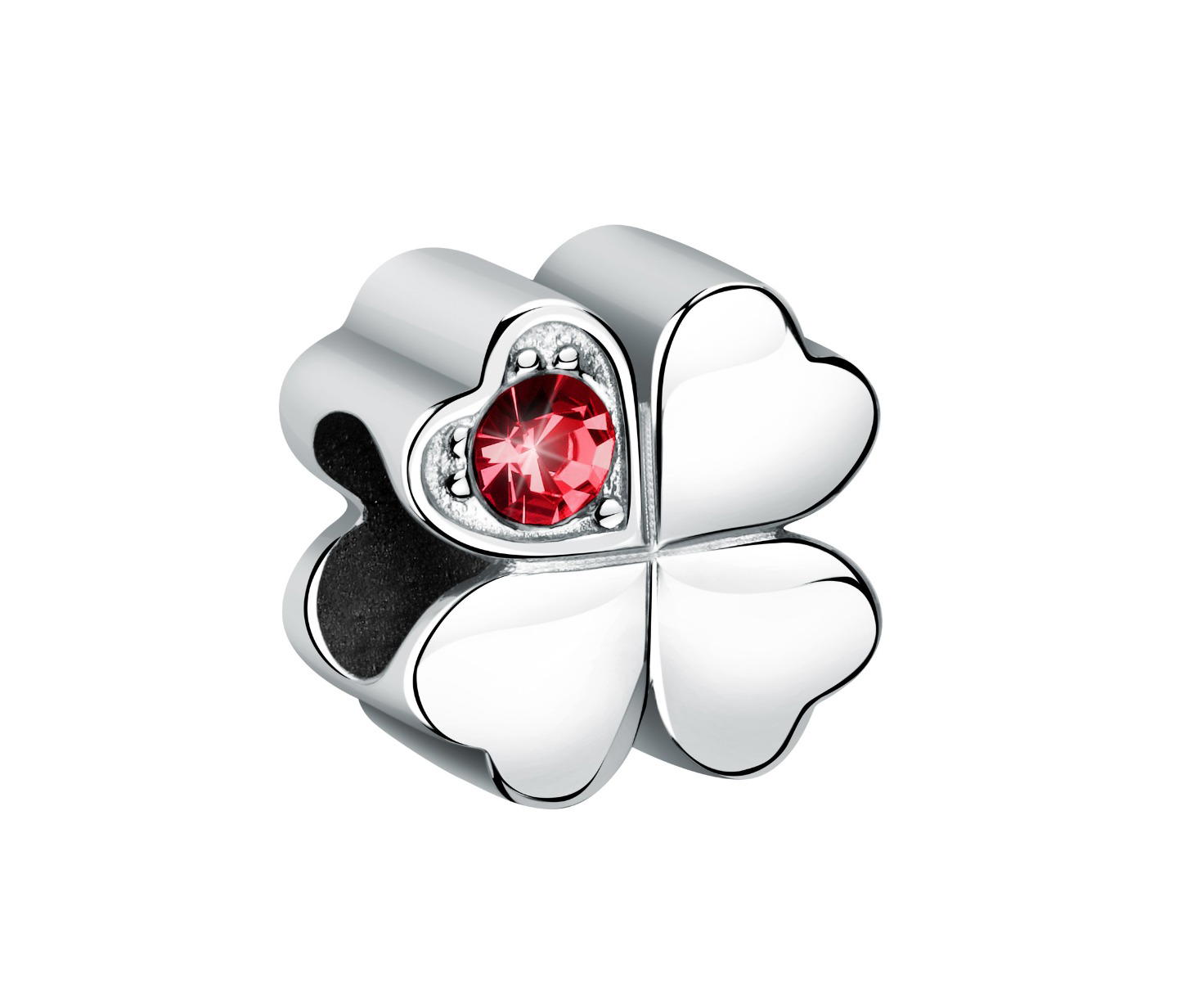 Morellato women charms steel silver with red crystal