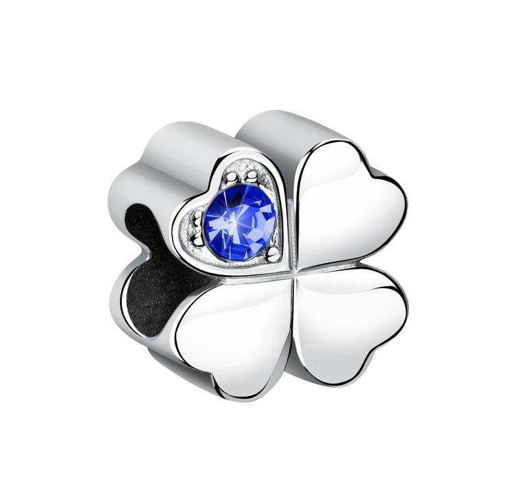 Morellato women charms steel silver with blue crystal