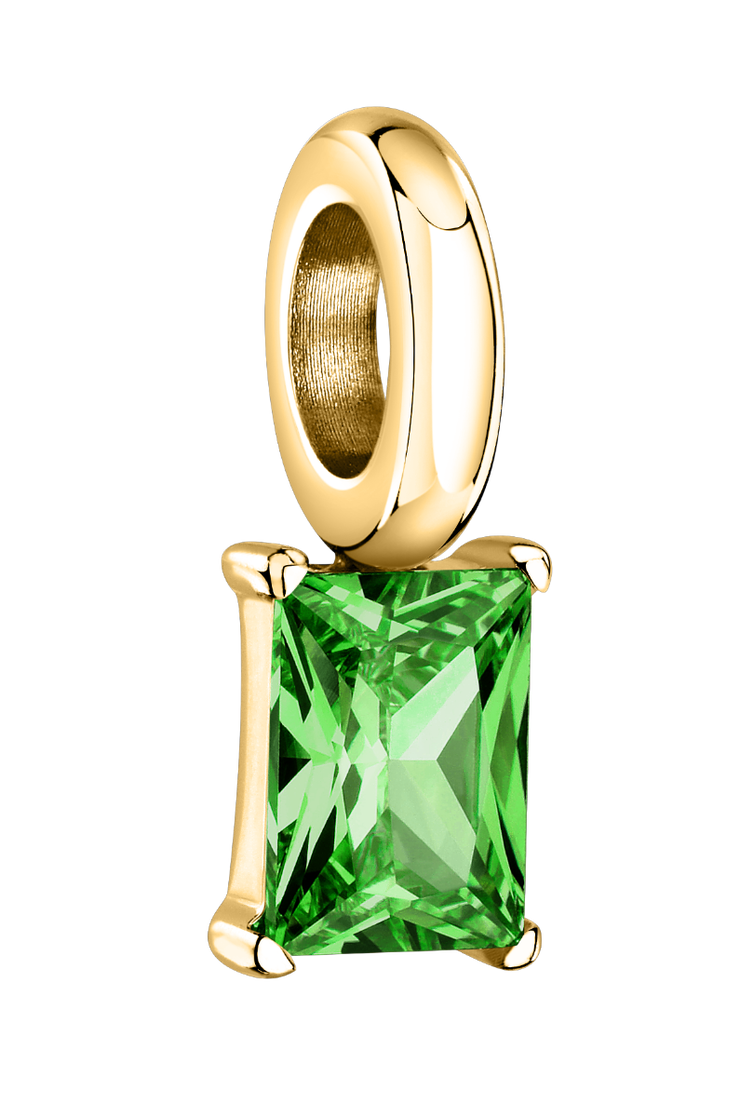 Morellato woman charm drops steel gold , Green