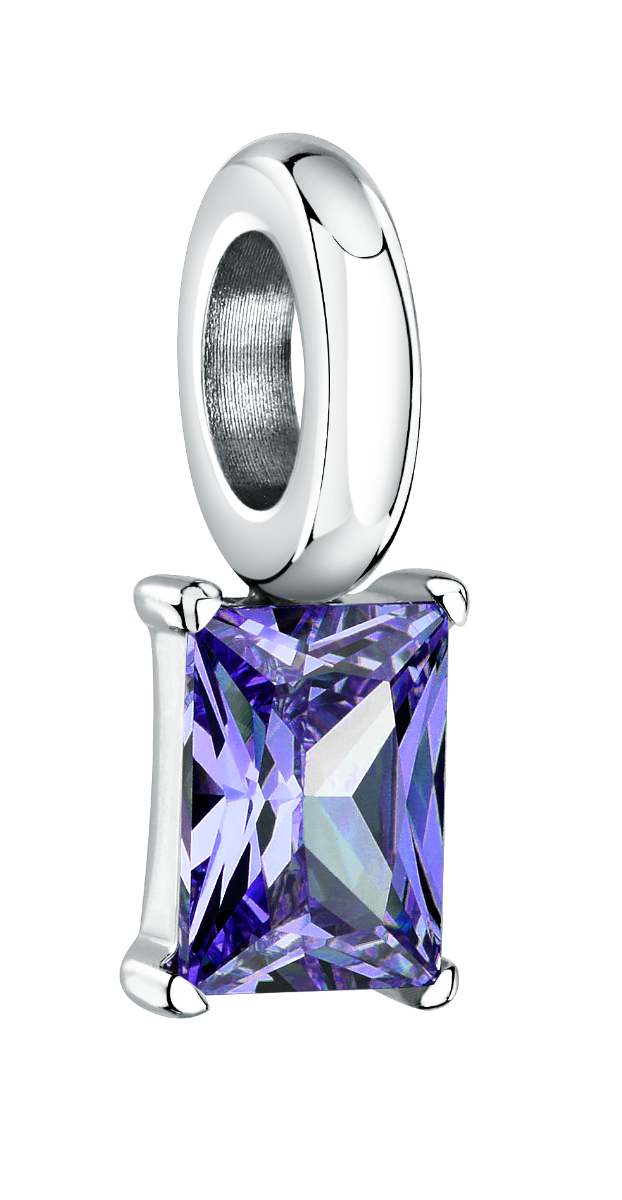 Morellato woman charm drops steel silver , Blue