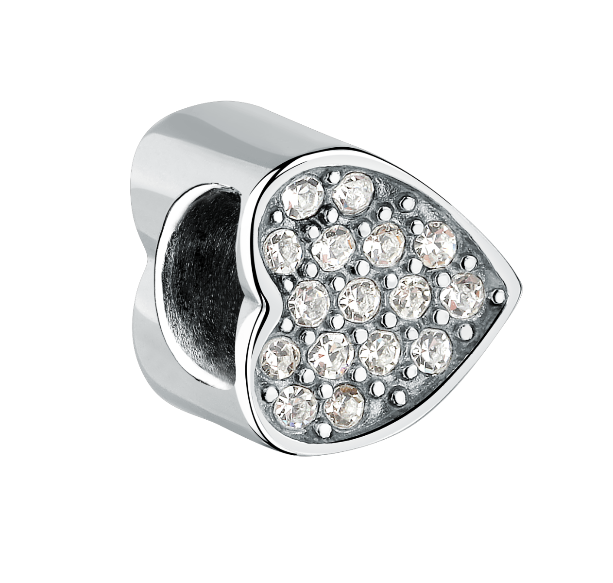 Morellato Heart woman charm silver with crystal