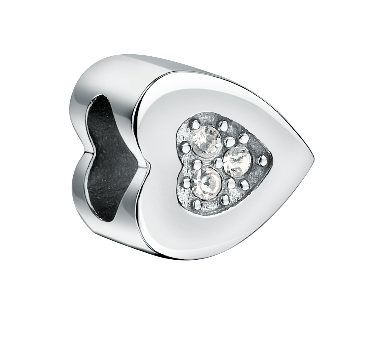 Morellato Heart woman charm silver with crystal