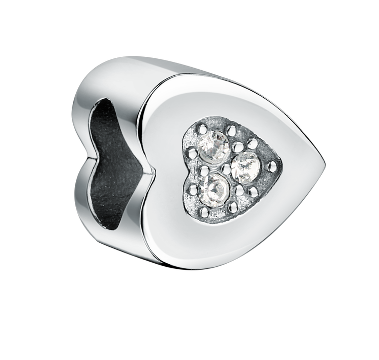 Morellato Heart woman charm silver with crystal