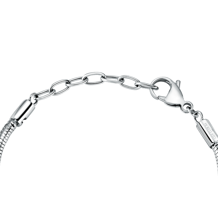Morellato women bracelet steel silver with beads