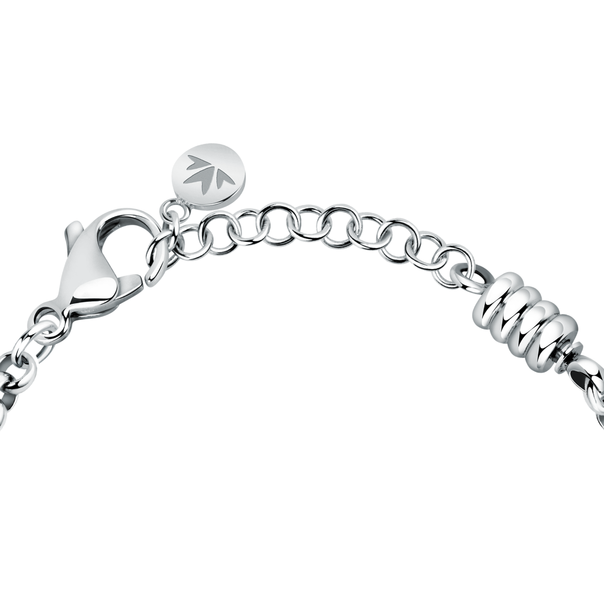Morellato women bracelet steel silver with rose gold