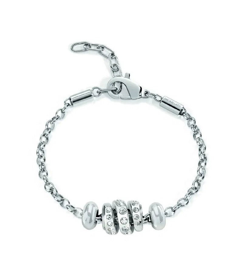 Morellato Silver Bracelet with Crystal Beads for Women