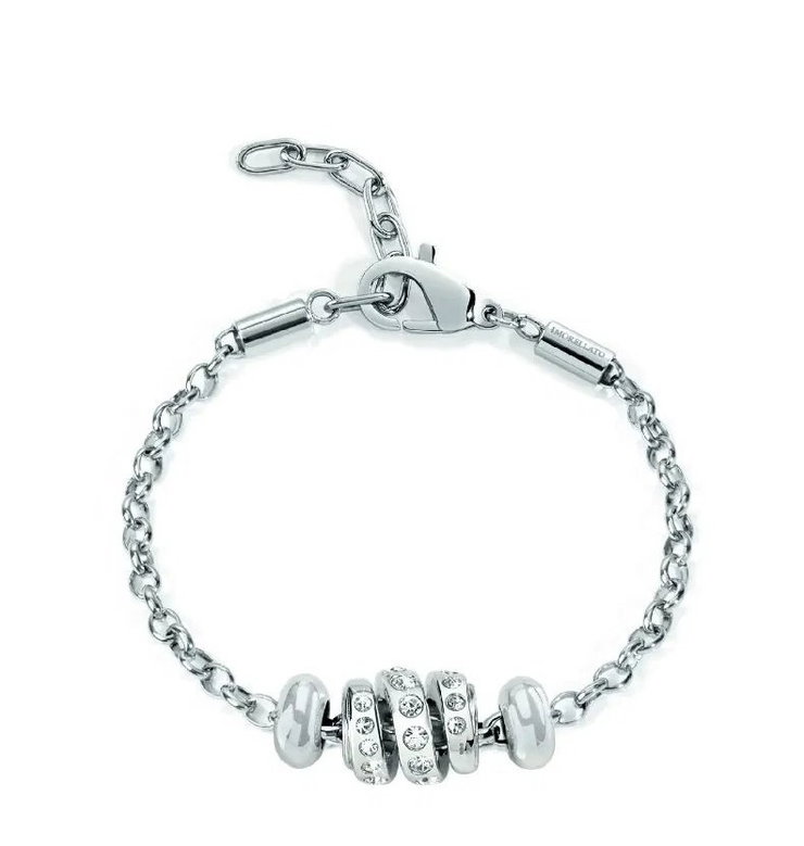 Morellato Silver Bracelet with Crystal Beads for Women