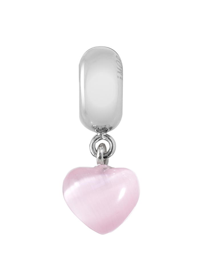 Morellato Heart Drops Charms For Women Silver , Pink