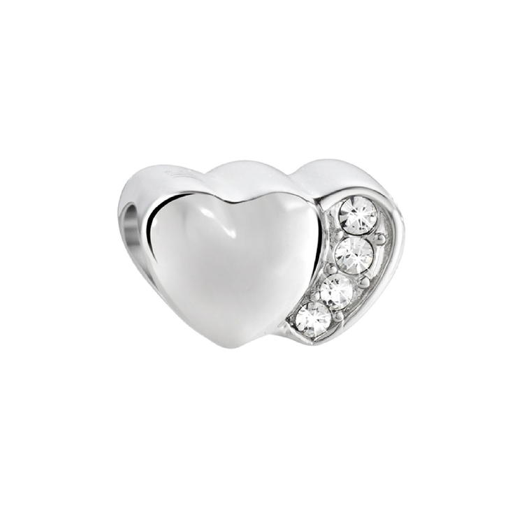 Morellato Heart Drops Charms For Women Silver / Crystal