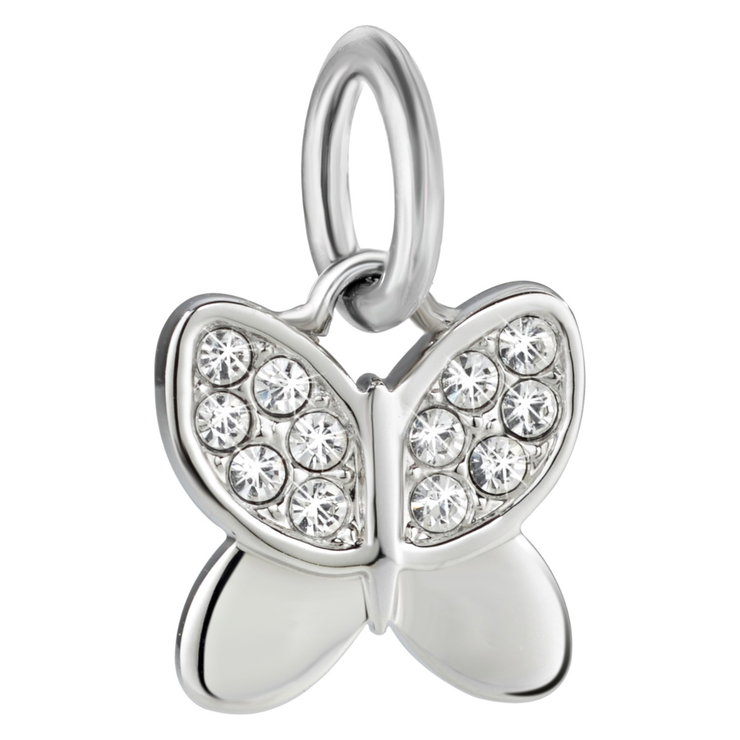 Morellato Drops BEAD BUTTERFLY Charms For Women Silver