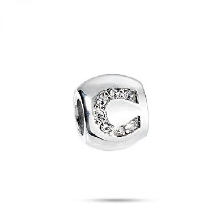 Morellato Drops WHITE CRYSTAL Charms - Silver SCZK1