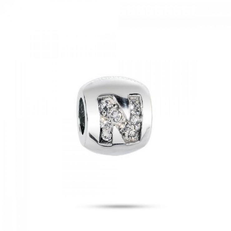 Morellato Drops N WHITE CRYSTAL Charms For Women Silver