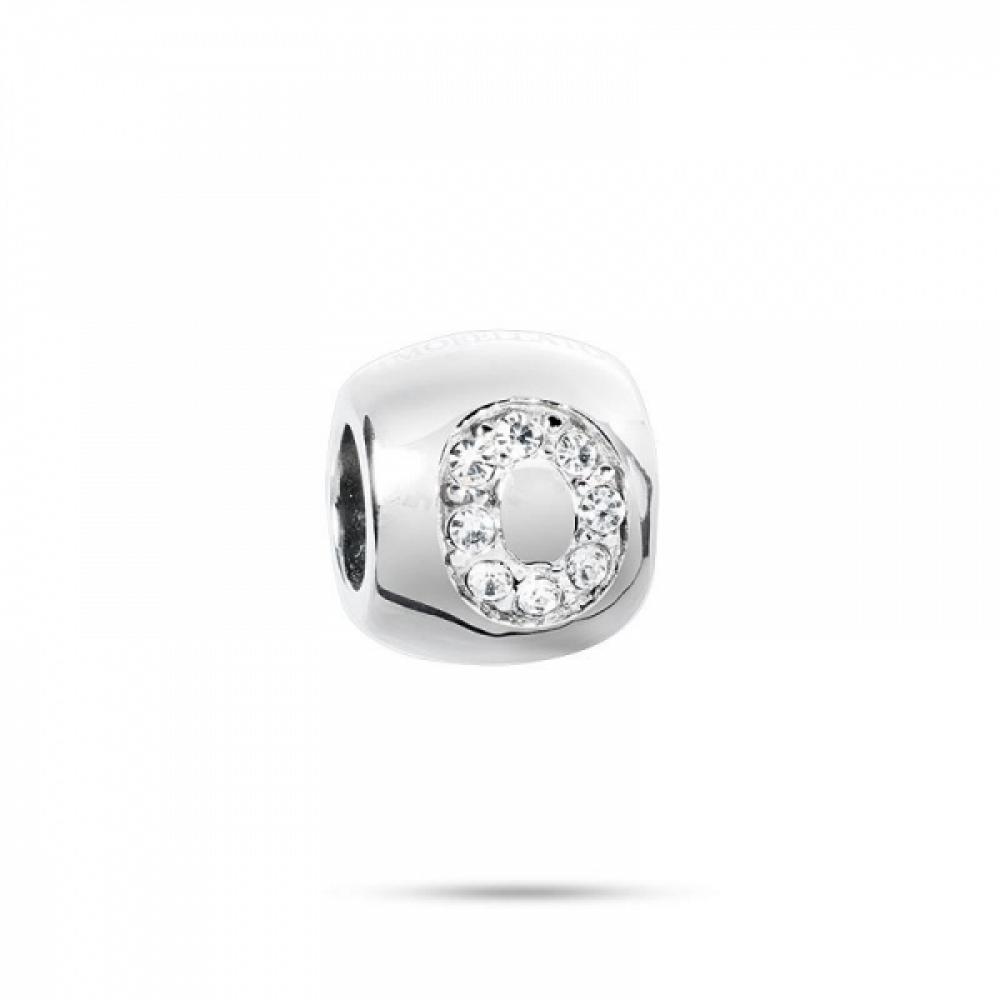 Morellato Drops O WHITE CRYSTAL Charms For Women Silver