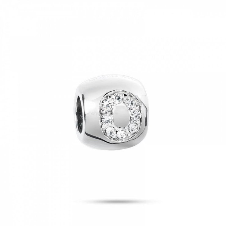 Morellato Drops O WHITE CRYSTAL Charms For Women Silver
