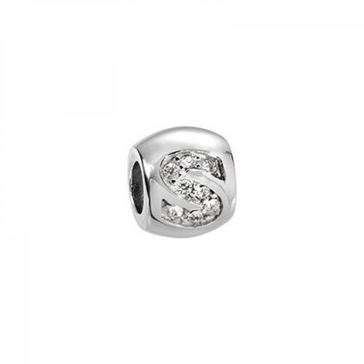 Morellato Drops S WHITE CRYSTAL Charms For Women Silver