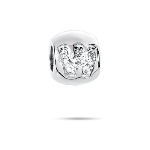 Morellato Drops W WHITE CRYSTAL Charms For Women Silver