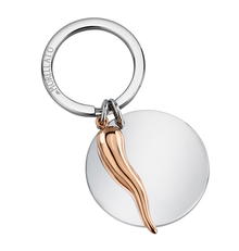 Morellato PEPPER ladies keyring steel silver , Rose gold