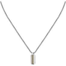 سلسال بايسك للرجال من سيكتور استيل فضى وذهبى مقاس 45 سم