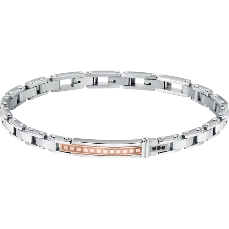 Sector Premium Bracelet For Men Steel Silver , Rose Gold