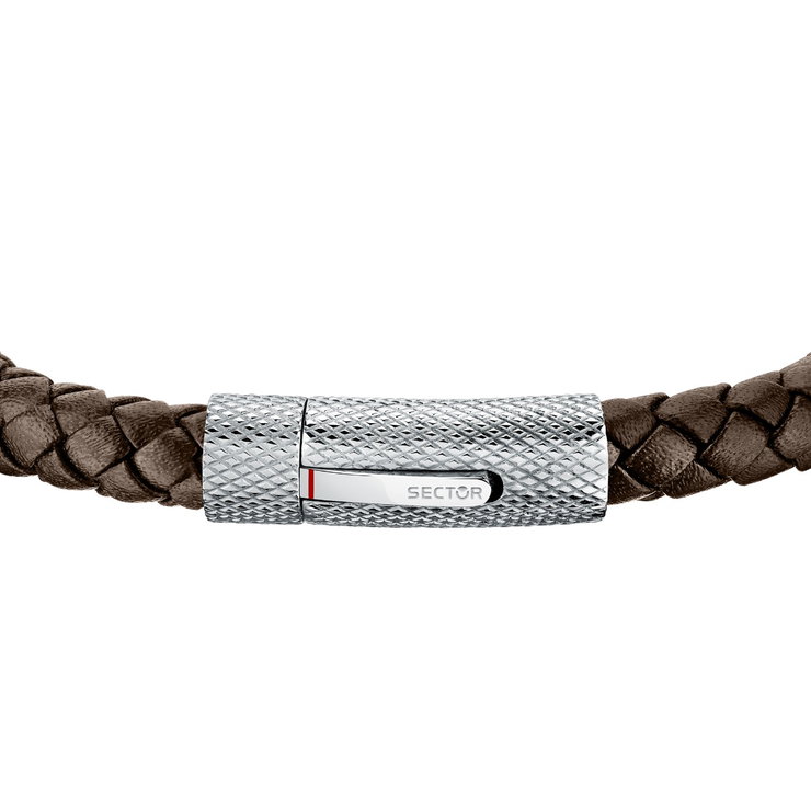 Sector Bandy Bracelet For Men Leather Brown size 22cm