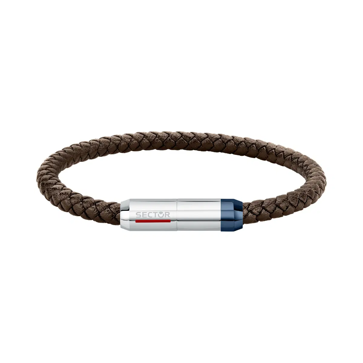 Sector Bandy Bracelet For Men Brown Leather