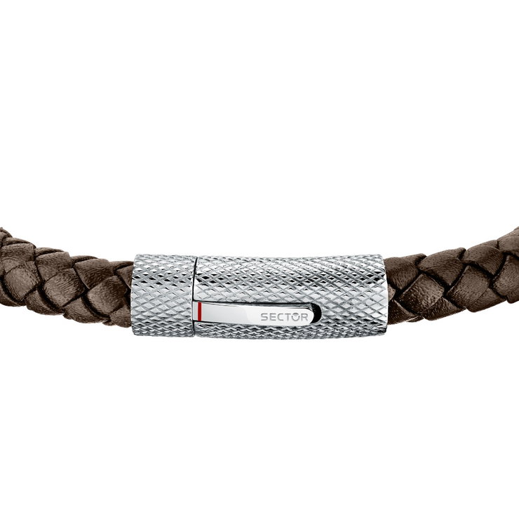 Sector Bandy Men Bracelet Leather , Brown size 20,5cm