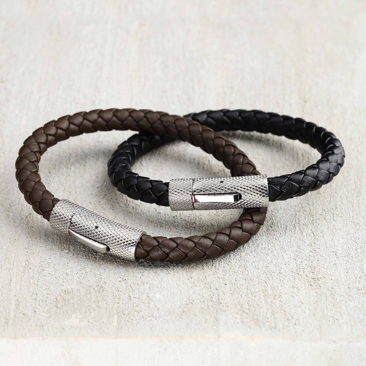 Sector Bandy Men Bracelet Leather , Brown size 20,5cm