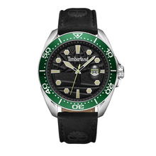 Timberland Carrigan Men Watch Black Leather 