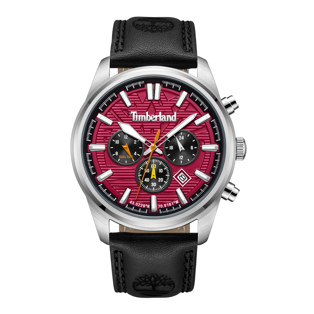Timberland Northbridge gent watch with black leather