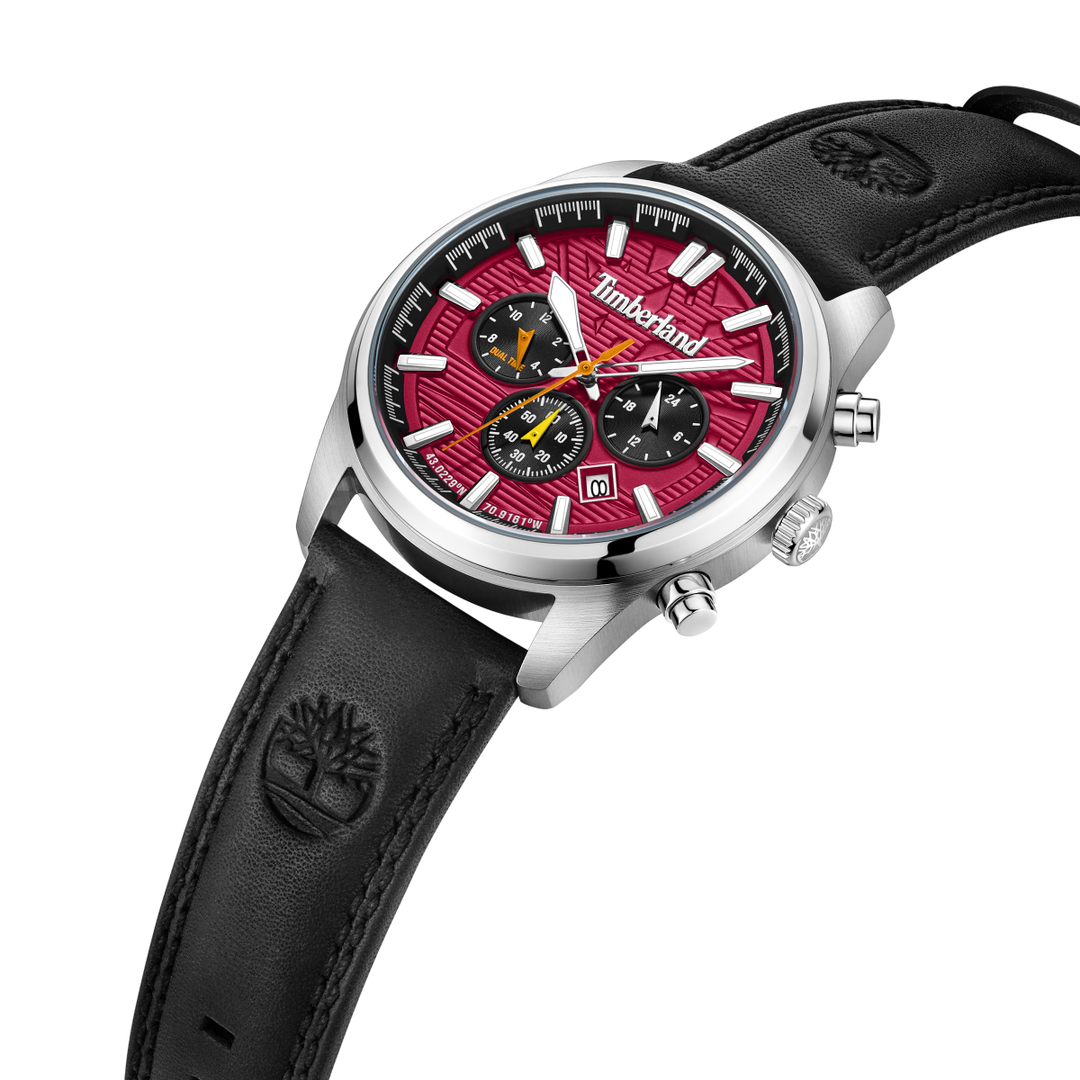 Timberland Northbridge gent watch with black leather