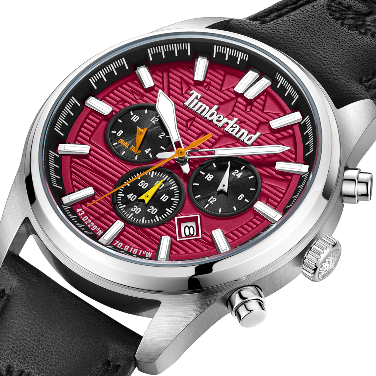 Timberland Northbridge gent watch with black leather