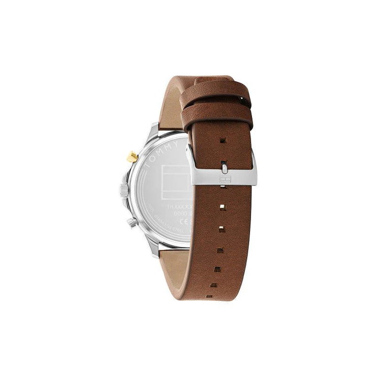 Tommy Hilfiger chronograph men watch with brown leather