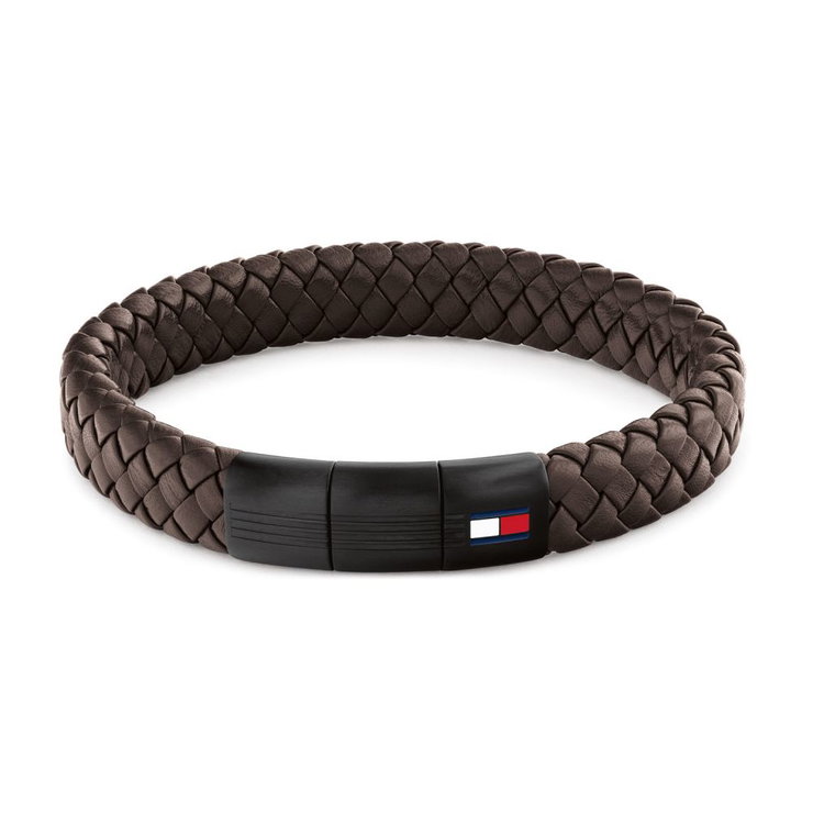 Tommy Hilfiger Men Brown Braided Bracelet
