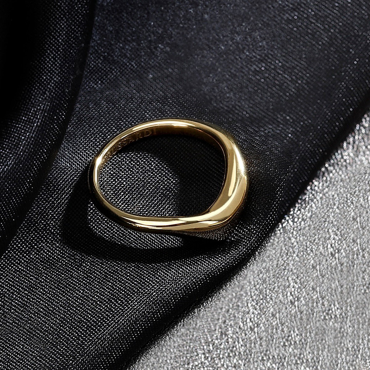 Trussardi T-DESIGN ladies ring stainless steel gold size 18