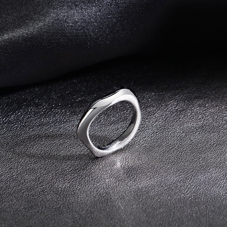Trussardi T-DESIGN women ring stainless steel silver size 18