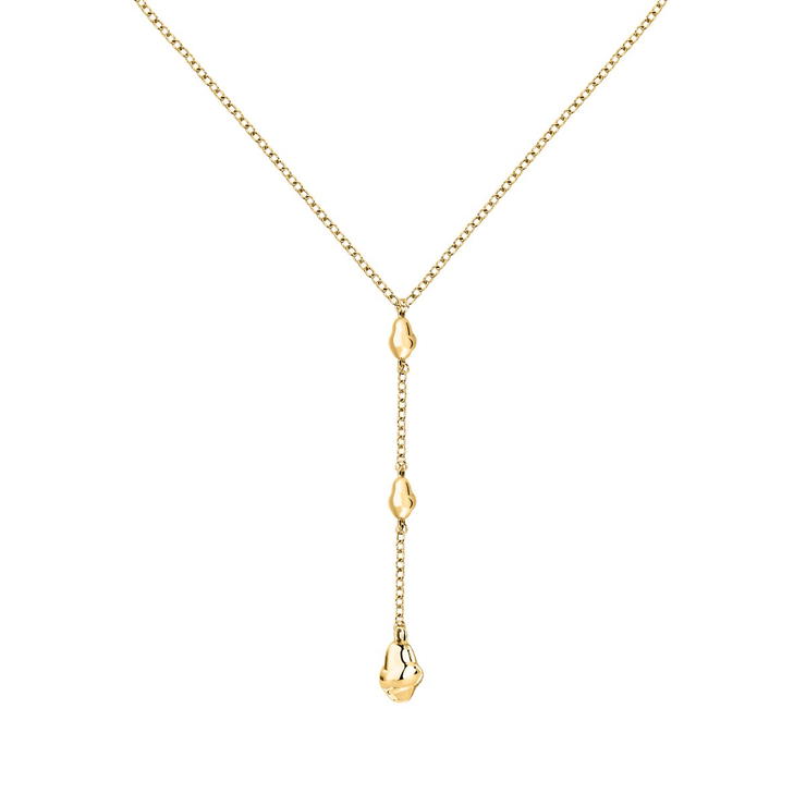 Trussardi T-DESIGN ladies necklace steel gold size 38+4CM