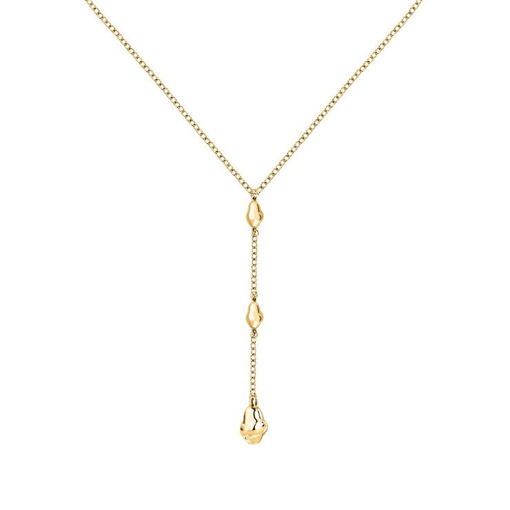Trussardi T-DESIGN ladies necklace steel gold size 38+4CM