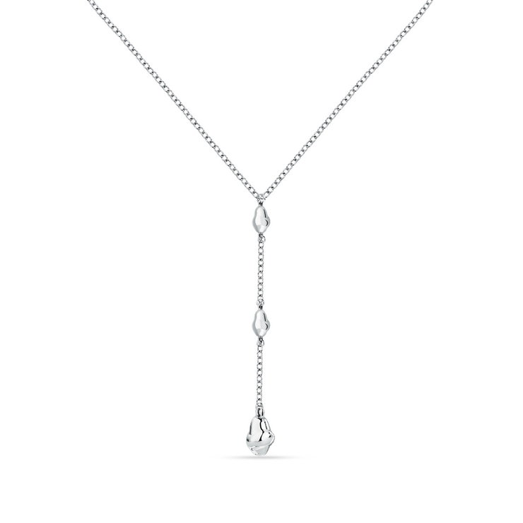 Trussardi T-DESIGN ladies necklace steel silver size 38+4CM