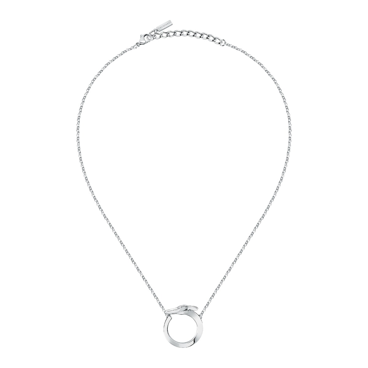 Trussardi T-HERITAGE ladies necklace steel silver size 40+5CM