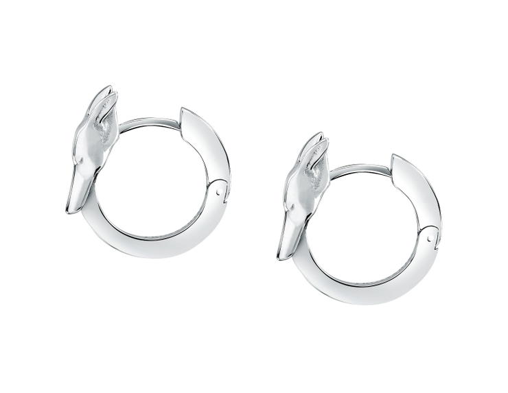 Trussardi T-HERITAGE ladies earring steel silver size 16MM
